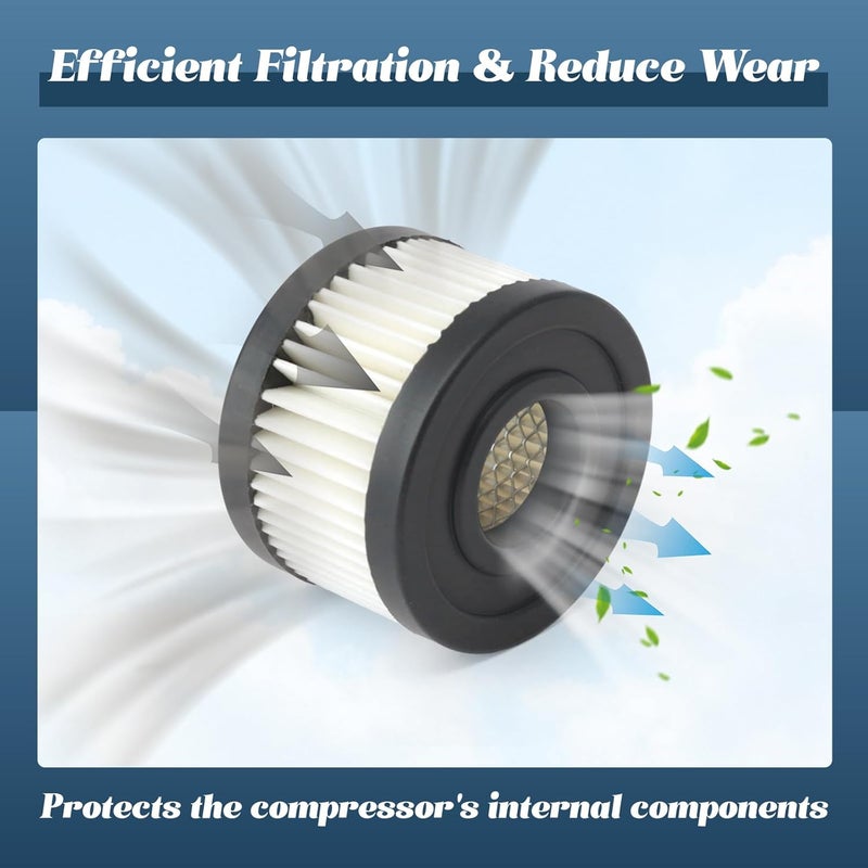 Esttlamer 2 Pcs 70243712 Compressor Filter Element Compatible with Ingersoll-Rand 1WF72 4YW07 SS3 - Image 5
